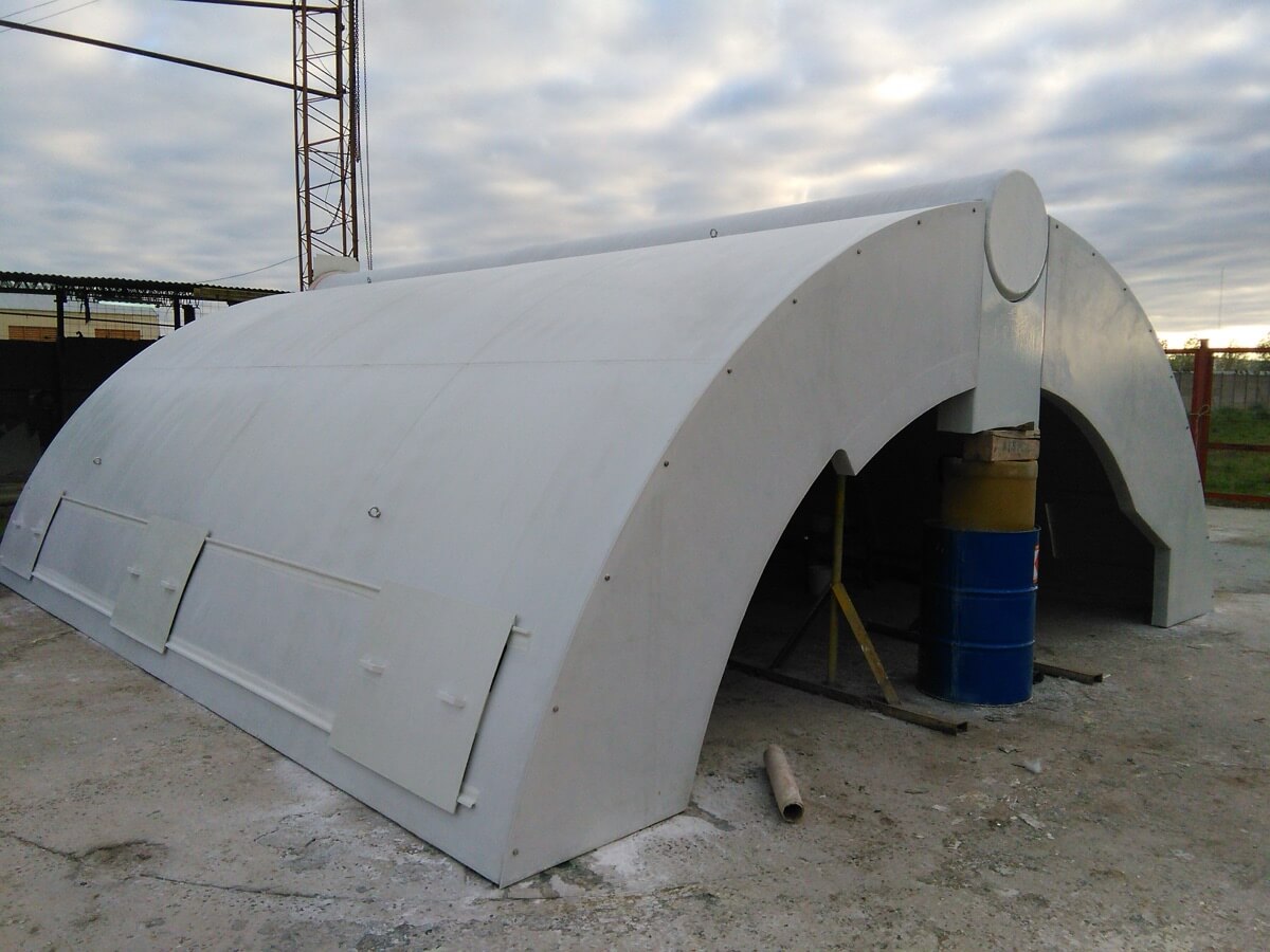 Capota para filtro rotativo