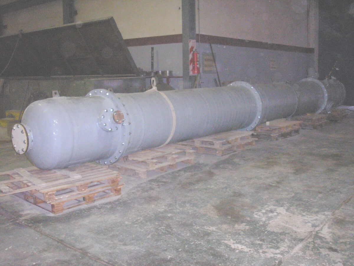 Columna lavadora de gases en planta TDI