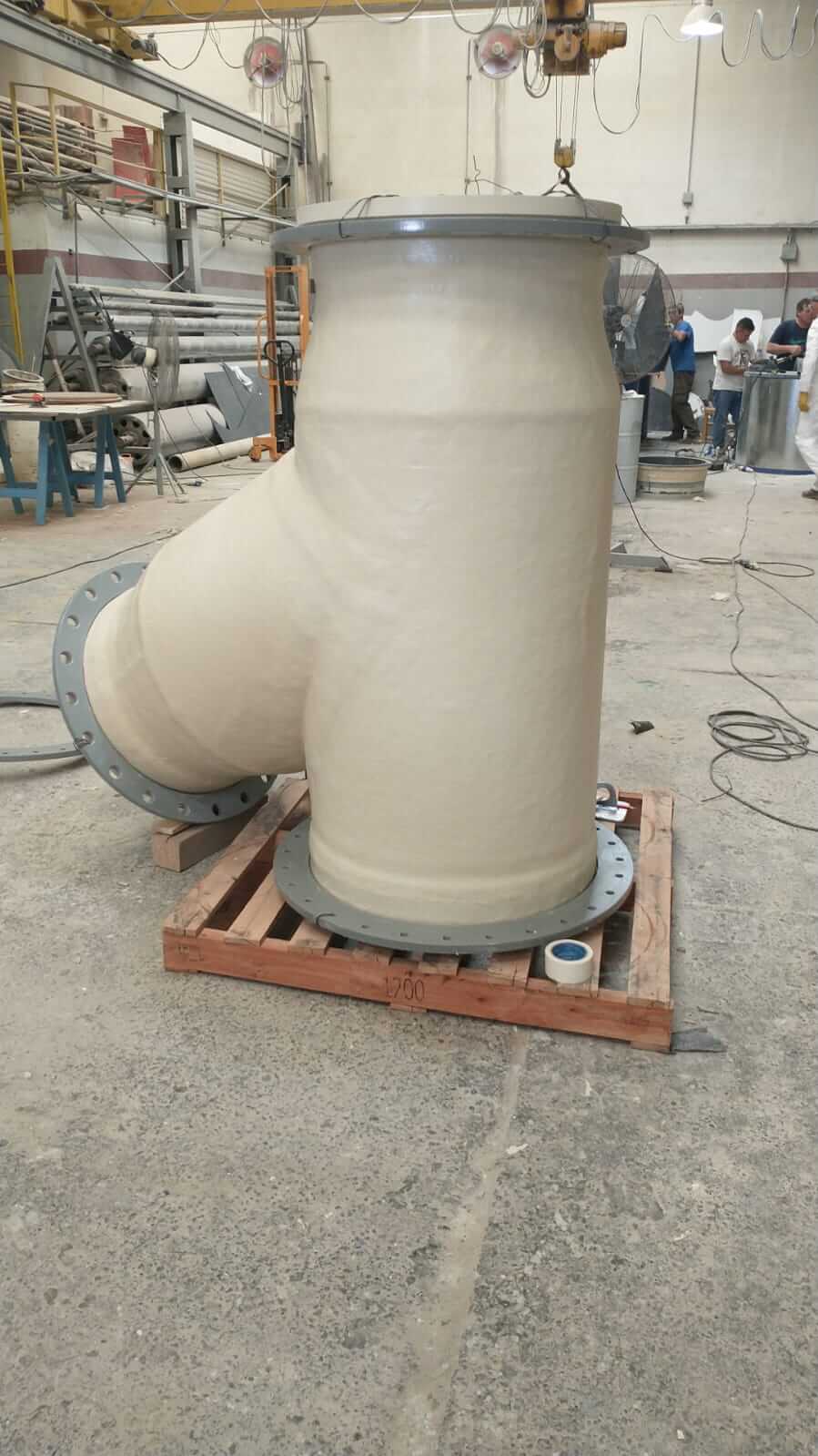 Eyector diám. 1500 mm y 700 mm – PVC+PRFV